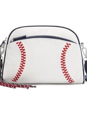Crossbody Bag for Women - Baseball Crossbody Purse Trendy PU Leather